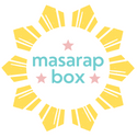 Masarap Box logo - Filipino subscription snack boxes Filipino delicacies Filipino snacks Hard to find Filipino goodies
